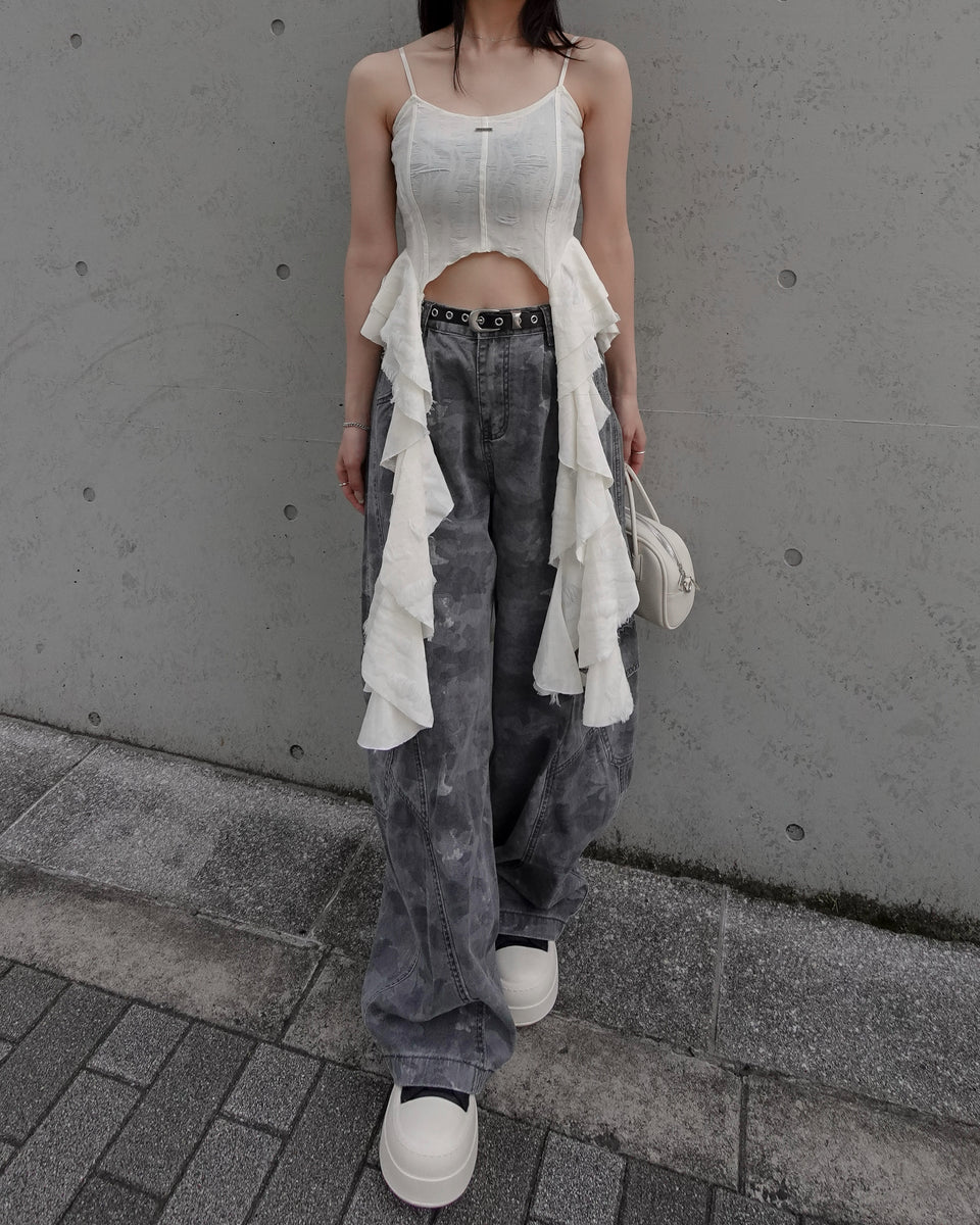 新作｜7/3(金)19:59まで10%OFF】ミリタリーワイドパンツ – menot