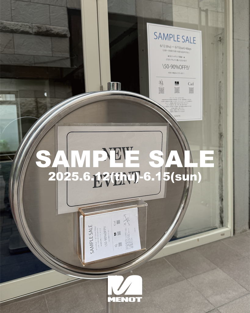 SAMPLE SALE 6.12(THU)-6.15(SUN)