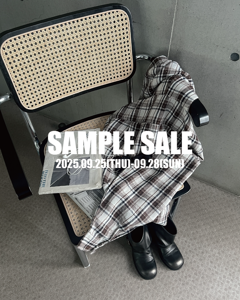 SAMPLE SALE 9.25(THU)-9.28(SUN)