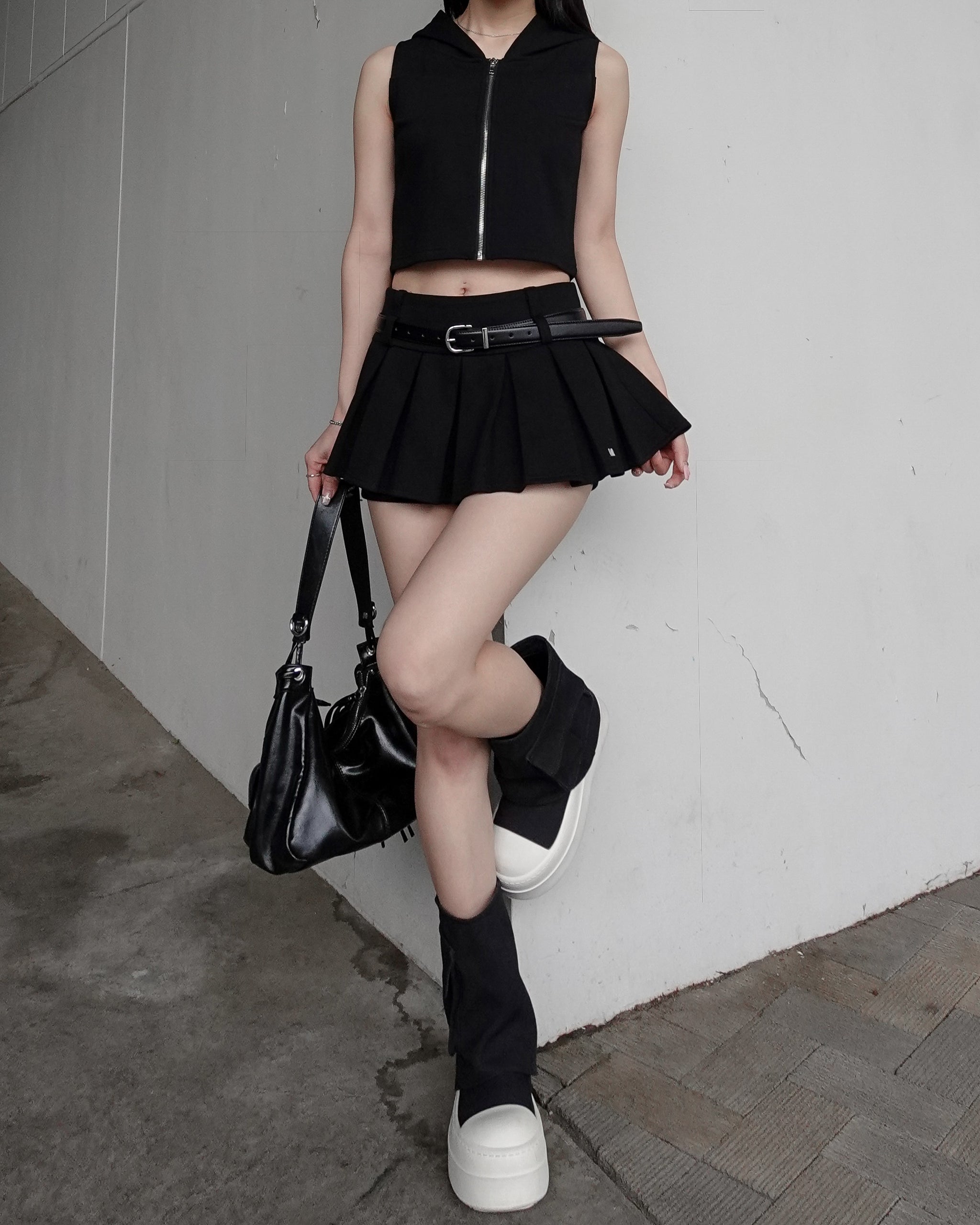 再入荷なし】プリーツデザインショートパンツ – menot
