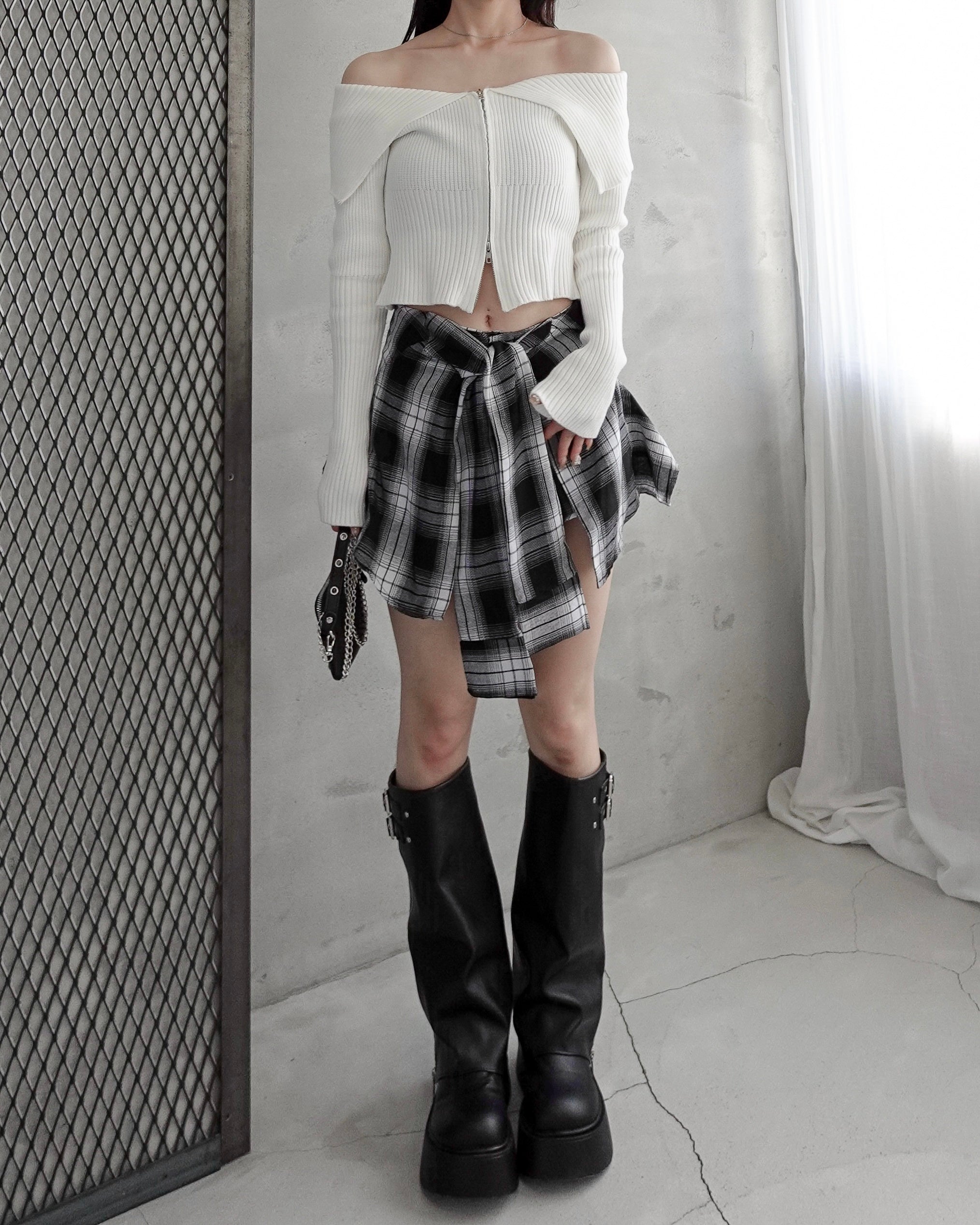 MENOT プリーツデザインショートパンツ プリーツデザインショートパンツ – menot