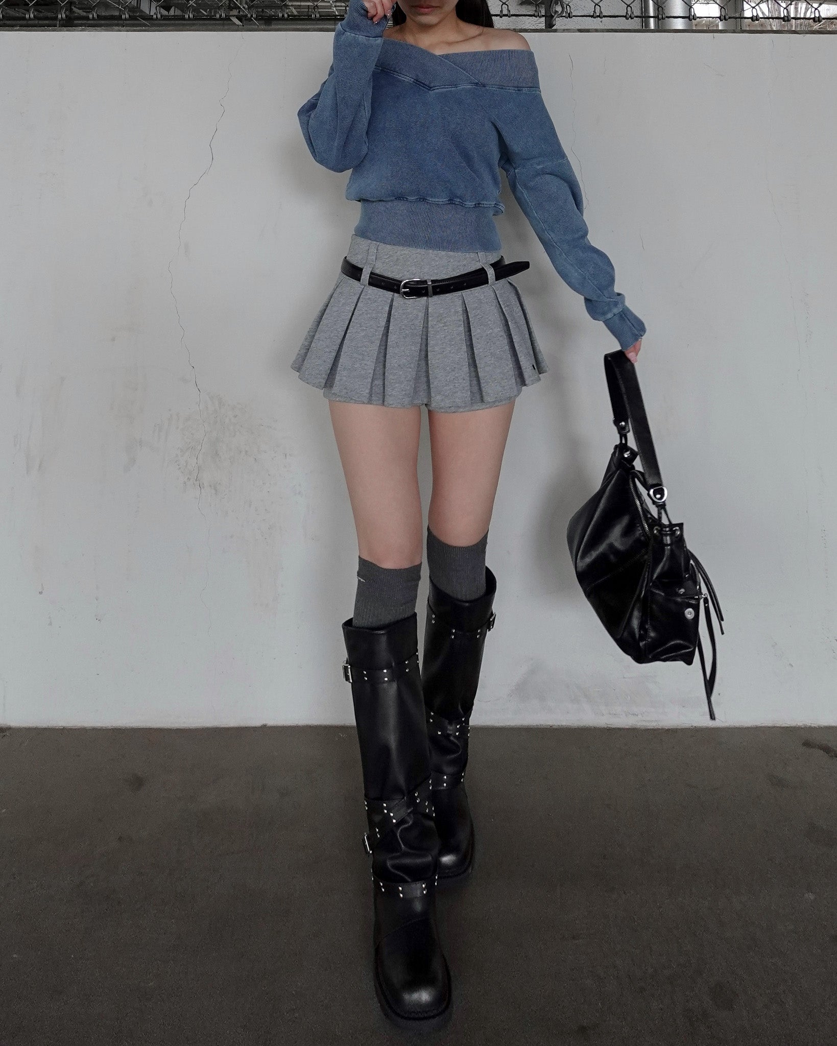 再入荷なし】プリーツデザインショートパンツ – menot