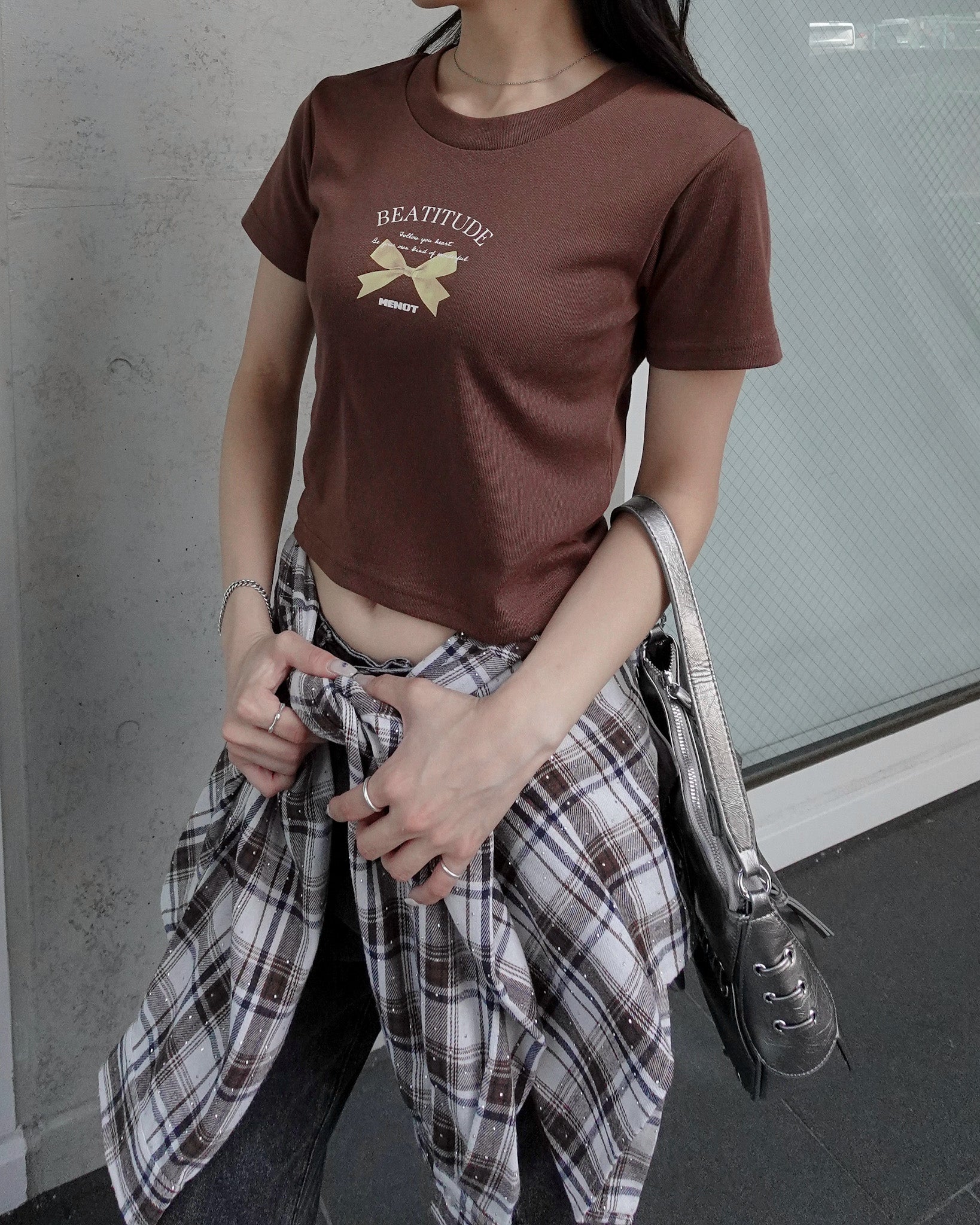 リボンプリントミニTシャツ – menot