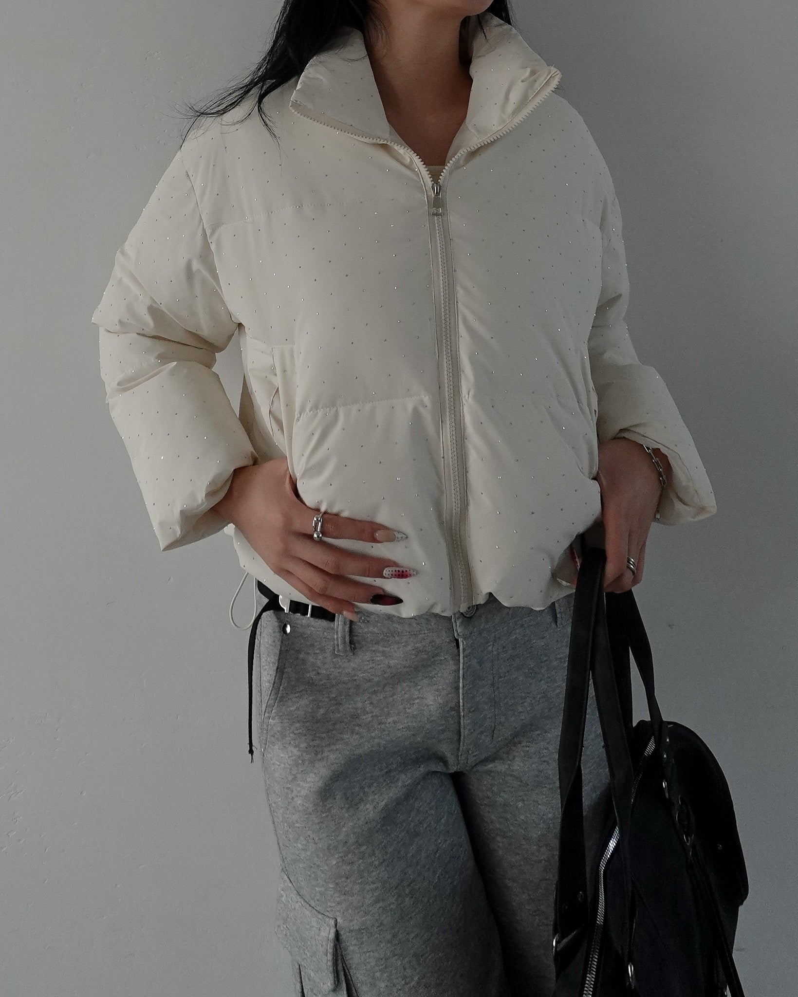 ラインストーンダウンジャケット – menot