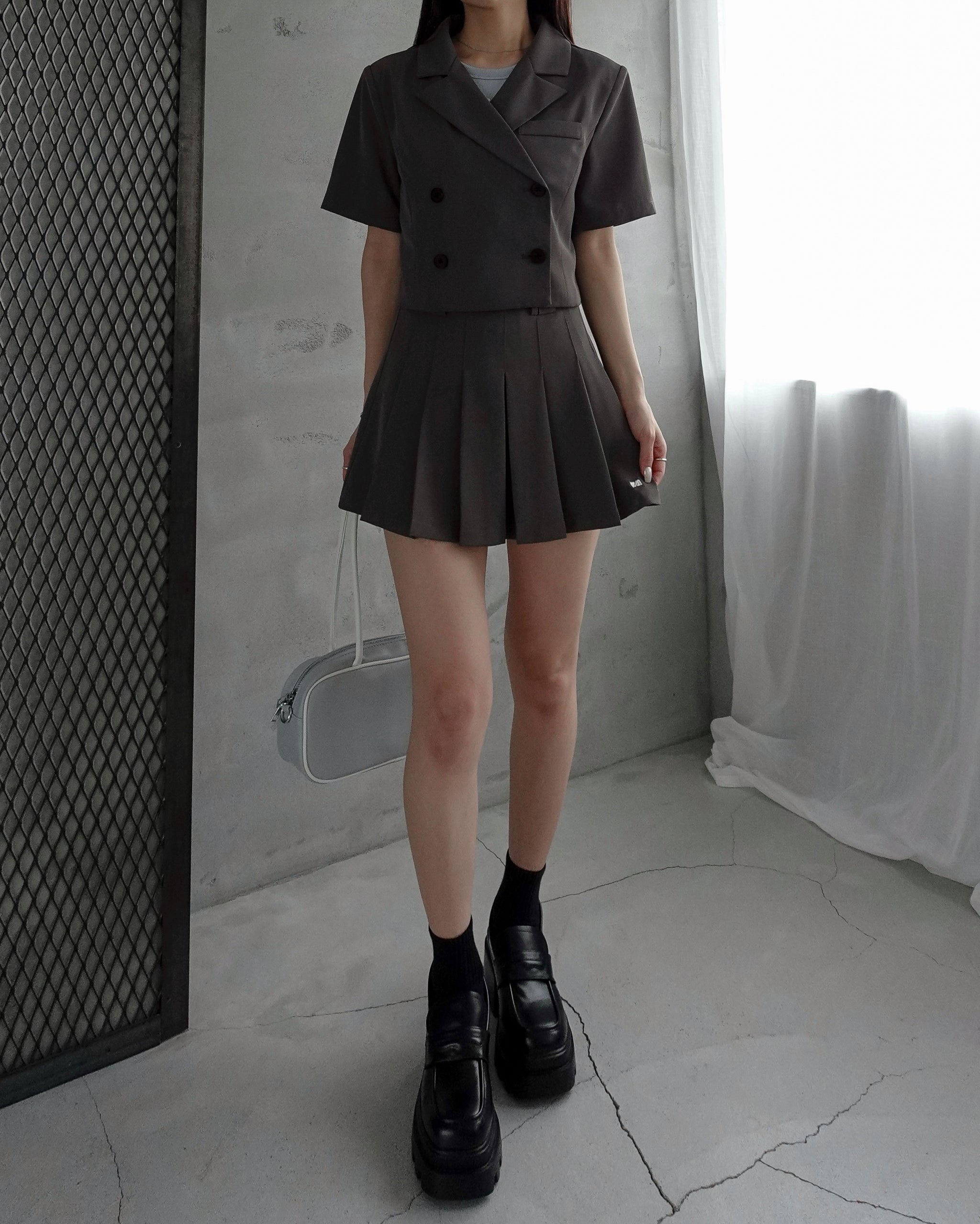 【Self-Portrait】トップ&プリーツミニスカート◇セットアップ プリーツミニスカートセットアップ – menot