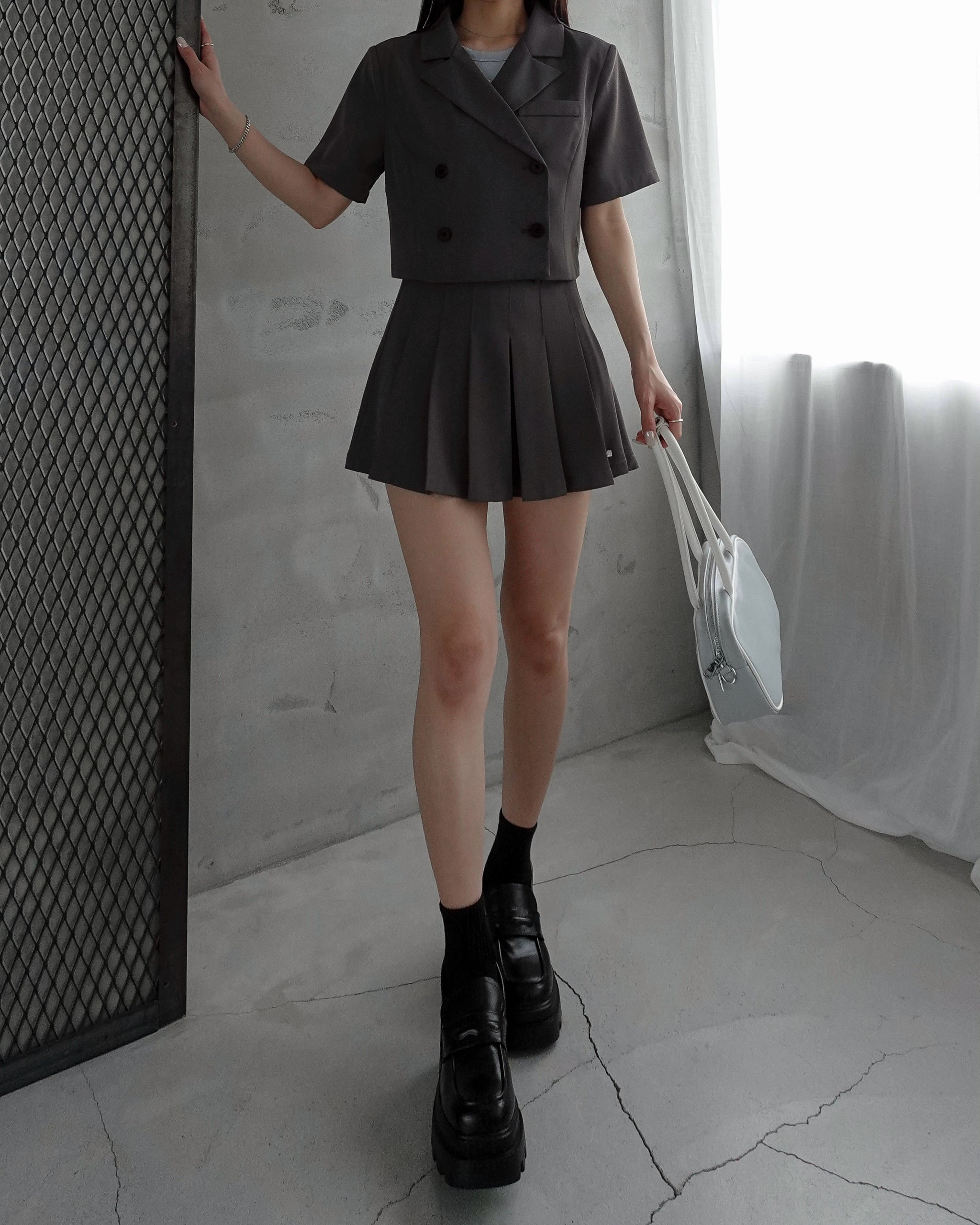 menot プリーツスカート ブラック　ショートパンツ 保存版】大人気ショートパンツコーデ💕 プリーツデザイン