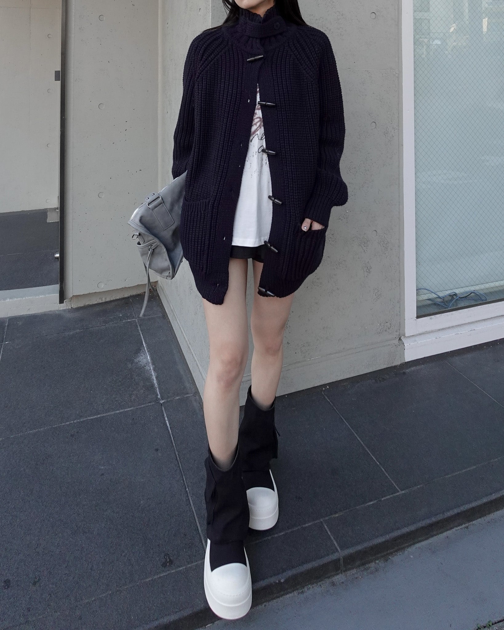 90s 古着 モヘヤ ボア カーディガン レトロ トグルボタン 90s 古着 モヘヤ ボア カーディガン レトロ トグルボタン 90s 古着