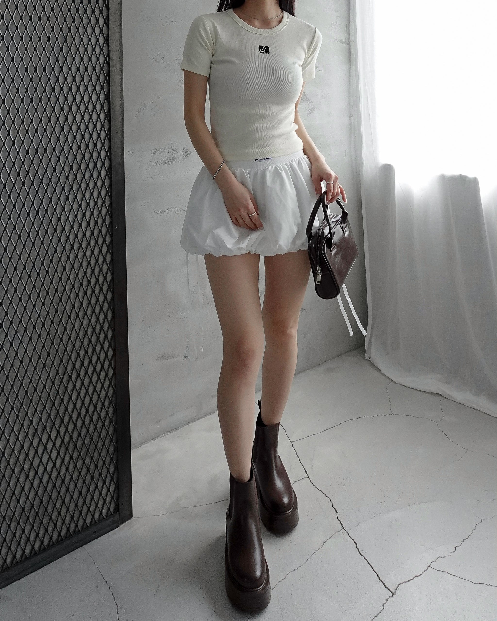 Mロゴサイドゴアショートブーツ – menot