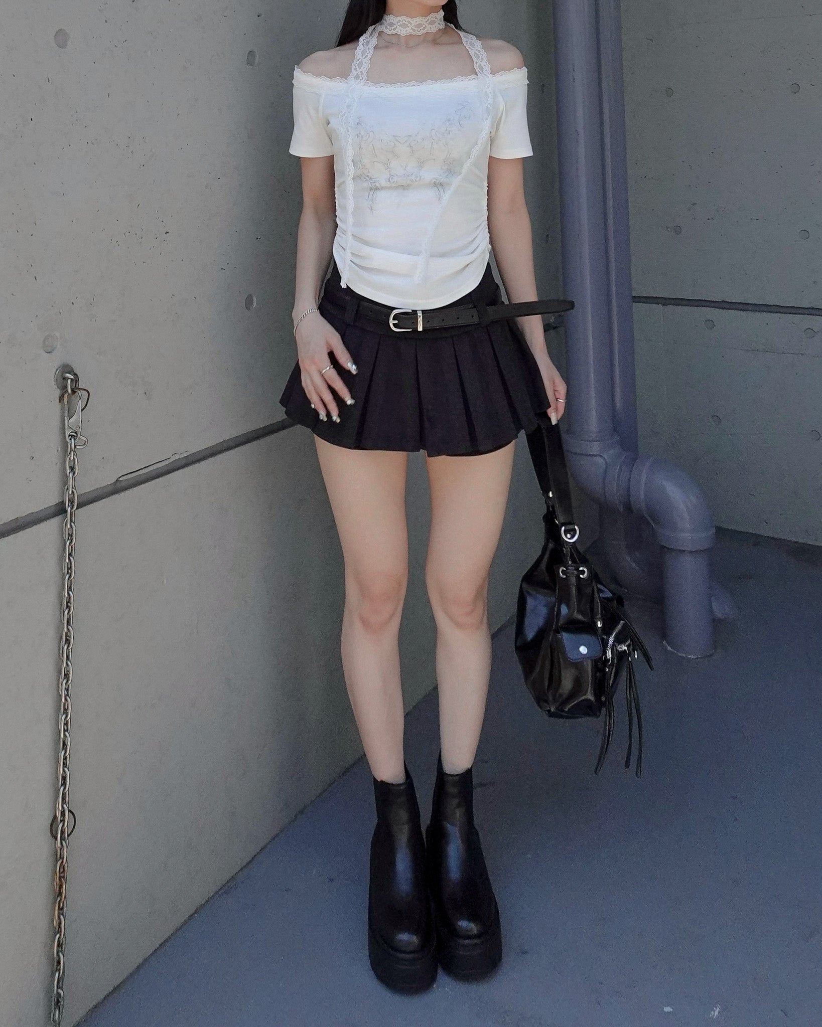 プリーツデザインショートパンツ – menot