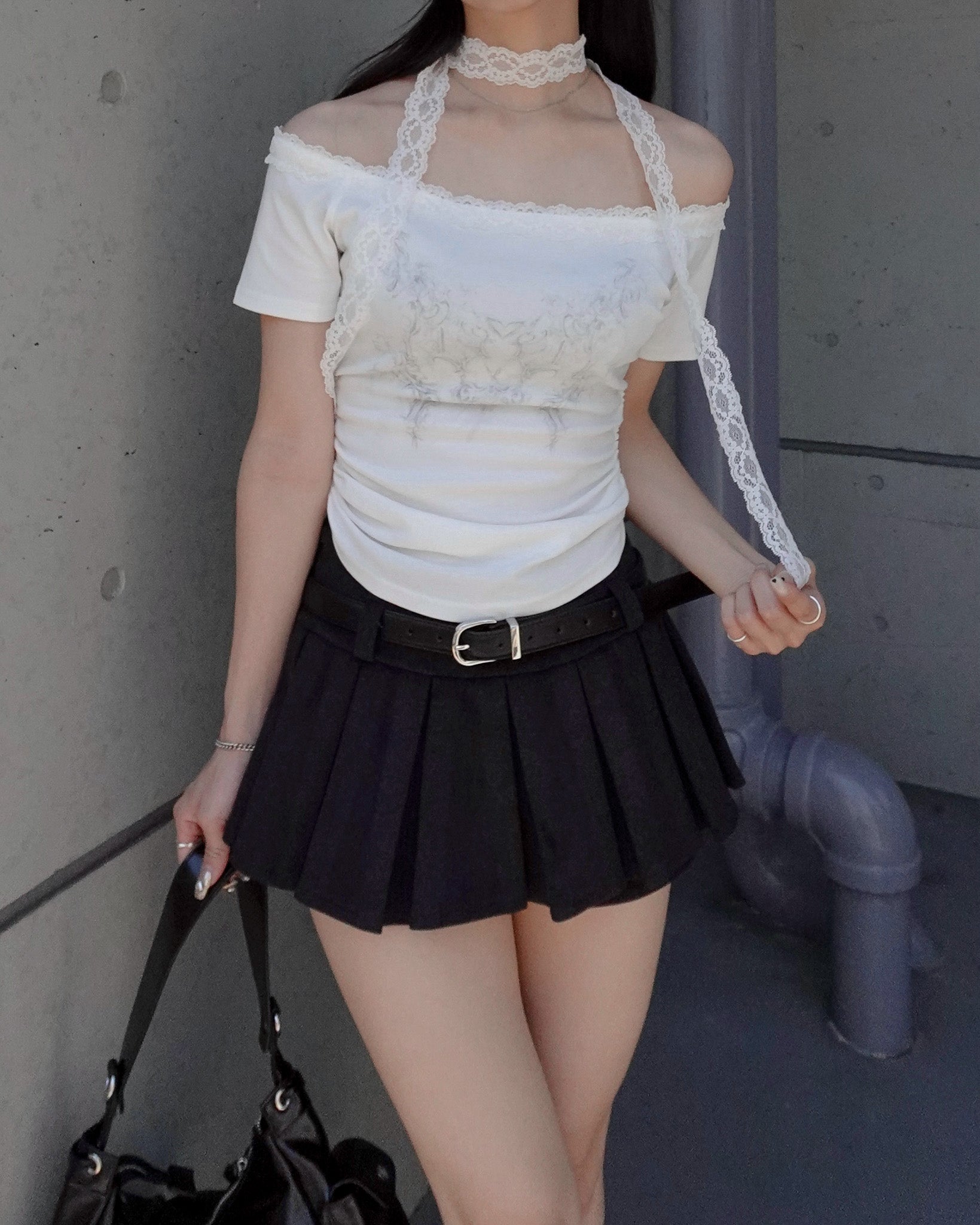 MENOT プリーツデザインショートパンツ プリーツデザインショートパンツ – menot