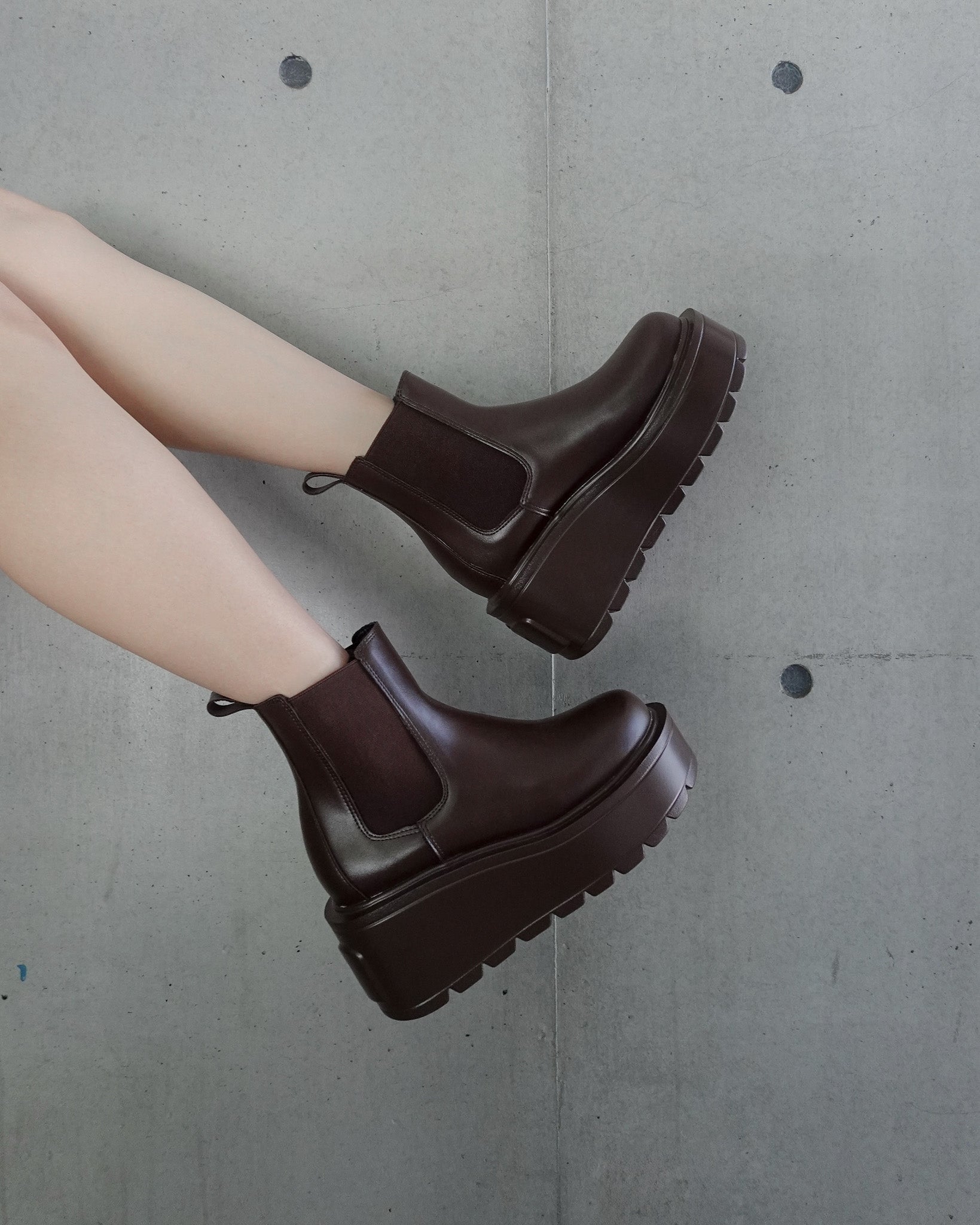 OMMO ショートブーツ37サイズ THE ONITSUKA】SIDE GORE BOOT HI / サイド ゴア ブーツ ハイ