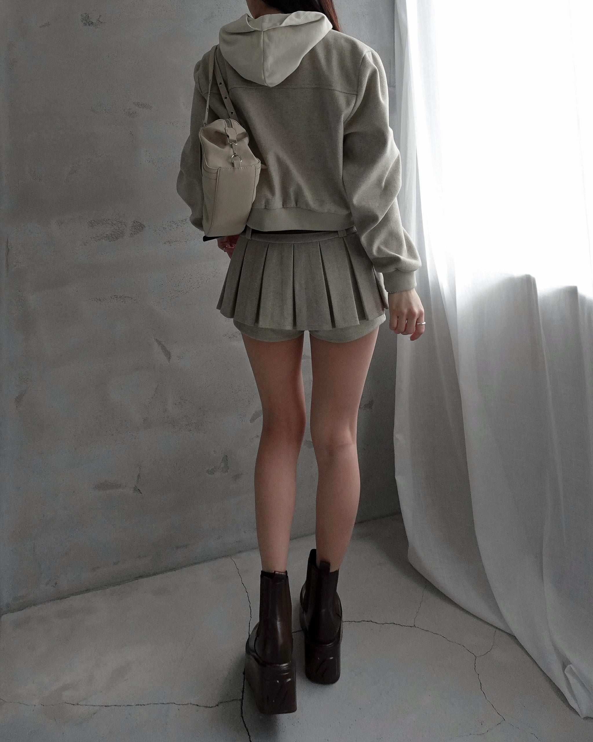 プリーツ ショートパンツ FREESIZE プリーツデザインショートパンツ – menot