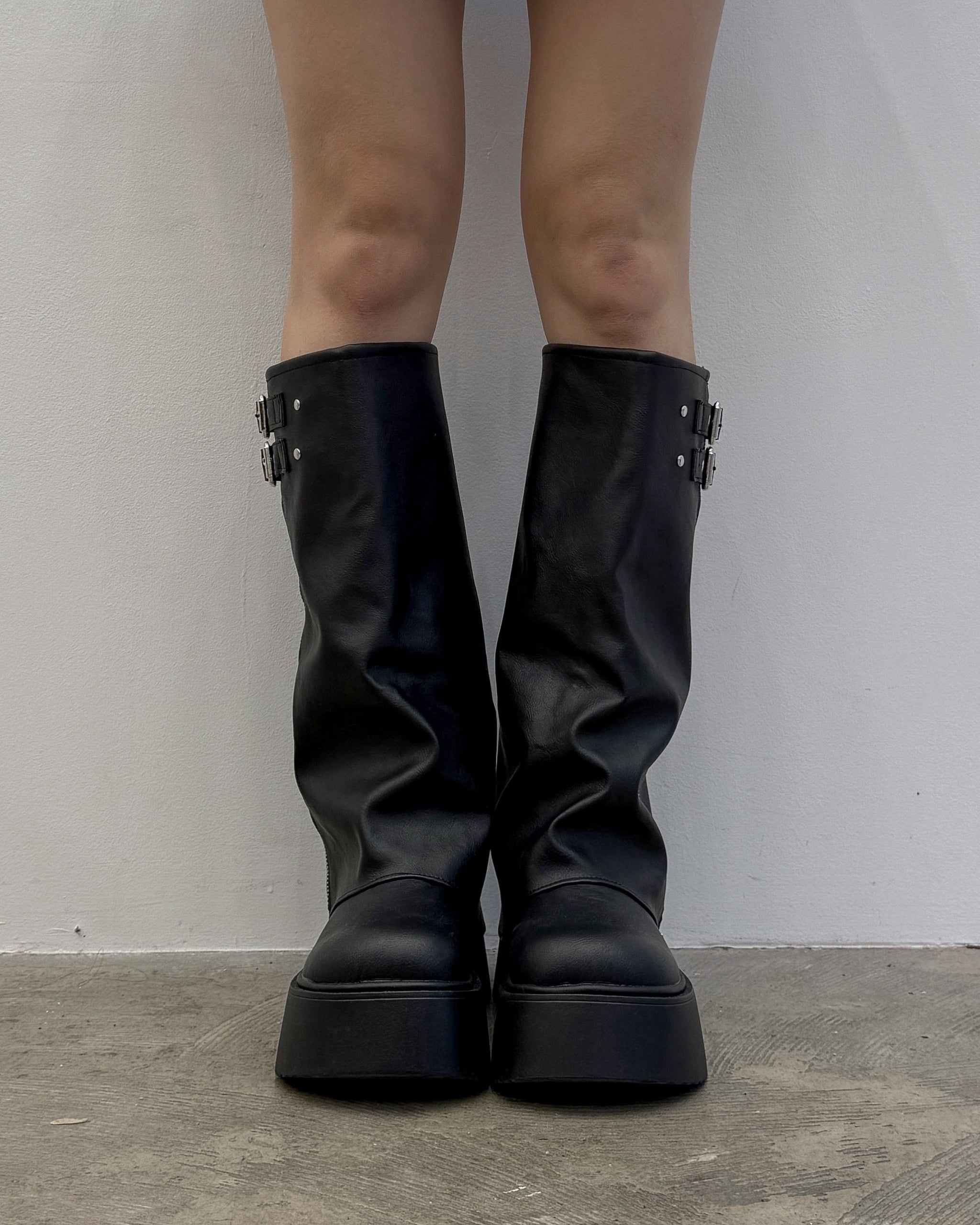 B:MING by BEAMS フェイクファー プラットフォーム ブーツ23.5 93320205331_C_1.jpg