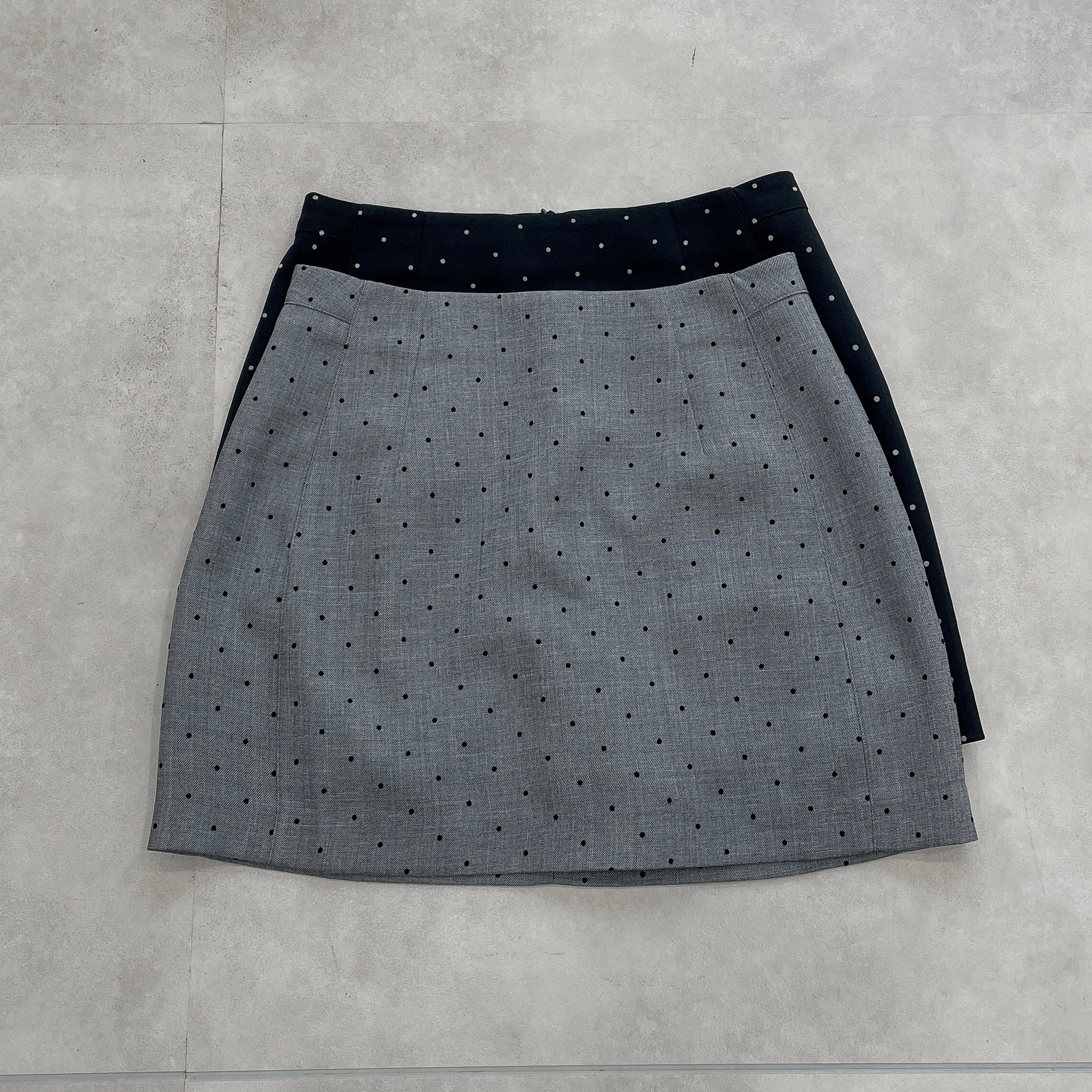 【MONSE】GREY×WHITE水玉 レイヤードSuitingミニスカート MONSE】GREY×WHITE水玉 レイヤードSuitingミニスカート - メルカリ