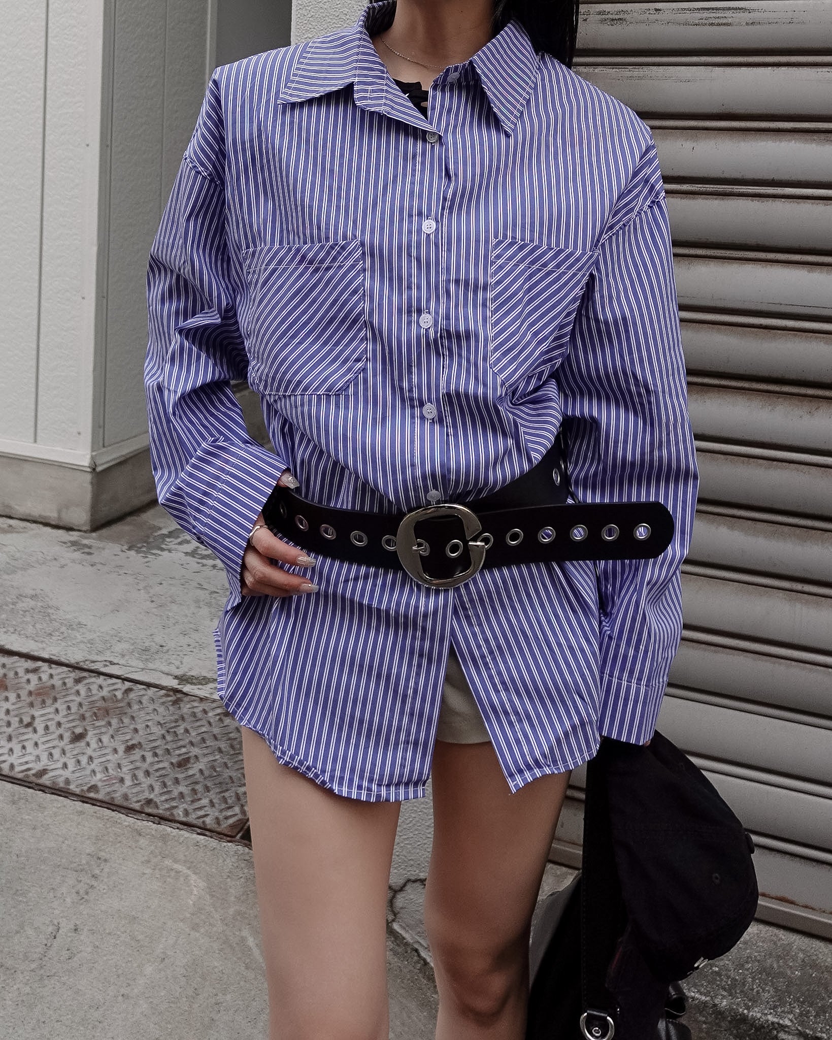 marina(合服、夏服セット、ベルト付き) ベルトセットシャツ – menot