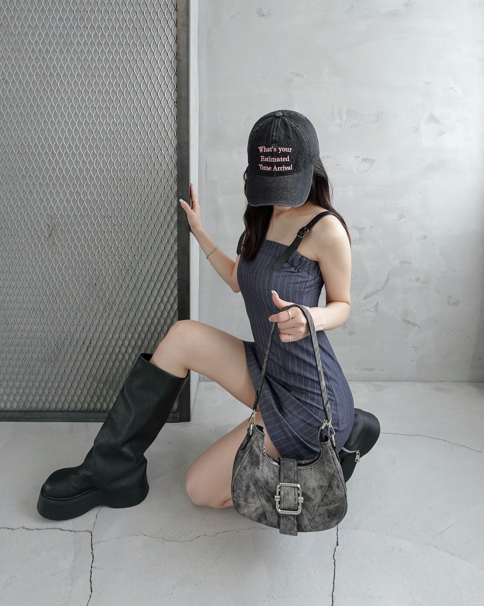 ベルトストラップワンピース ベルト ストラップ ワンピース