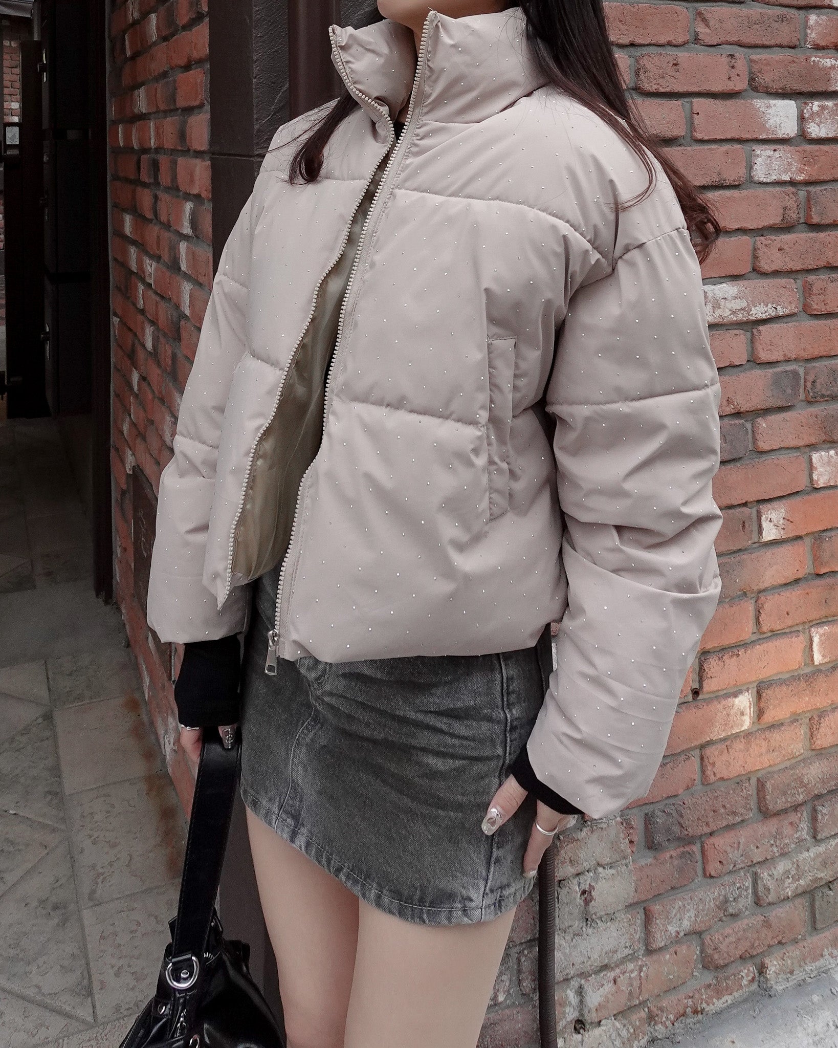 ラインストーンダウンジャケット – menot