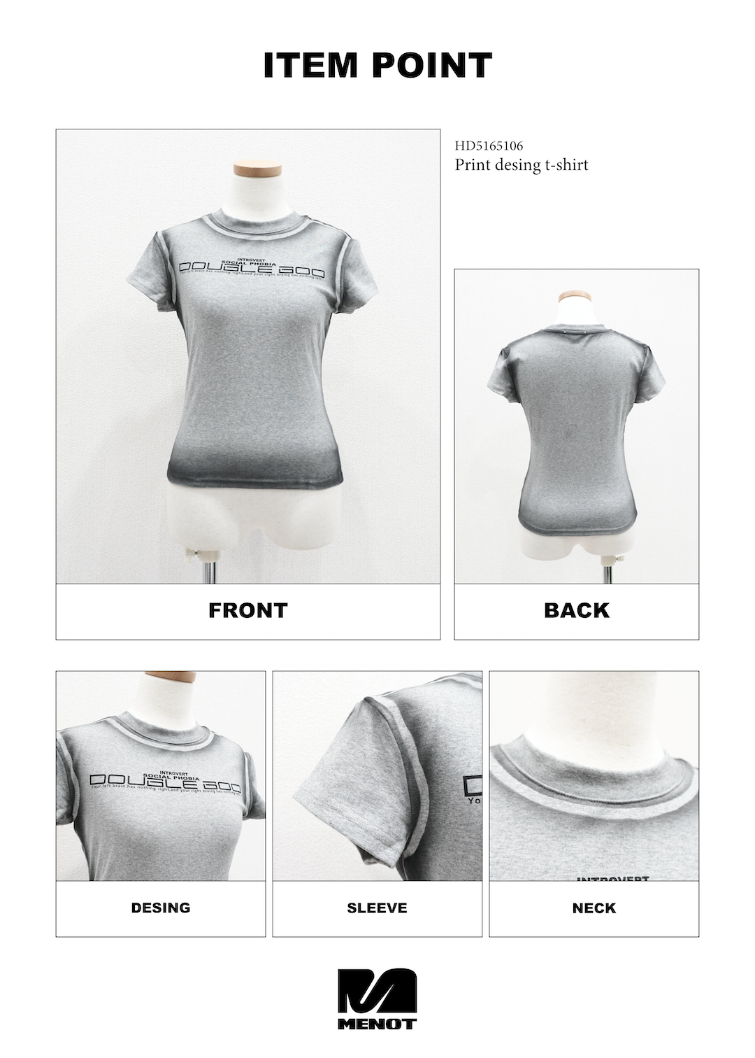 プリントデザインTシャツ – menot プリントデザインTシャツ – menot