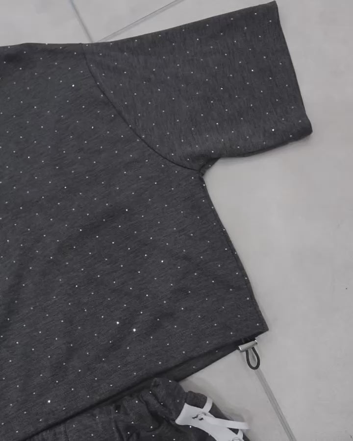 再入荷なし】レースアップラインストーンセットアップ – menot