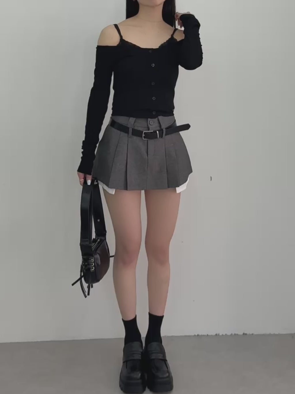 レースキャミレイヤードデザイントップス – menot